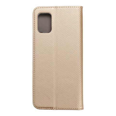 Pouzdro / obal na Samsung Galaxy A31 zlaté - knížkové Smart Case