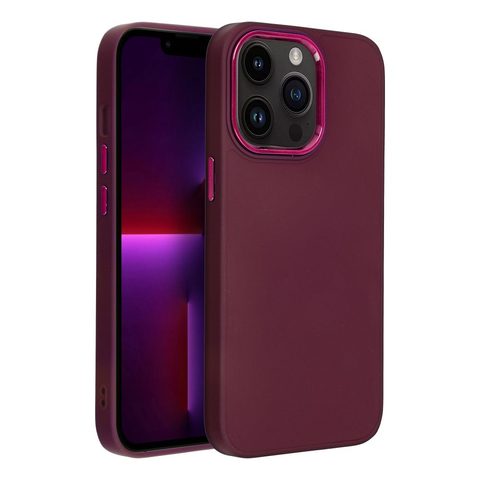 Obal / kryt na Apple iPhone 13 Pro fialové - Puzdro s rámom