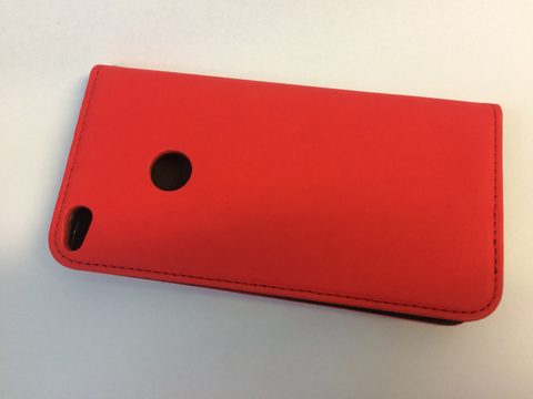 Puzdro / obal pre Huawei P8 Lite 2017 / P9 Lite 2017 červený - kniha TERMO