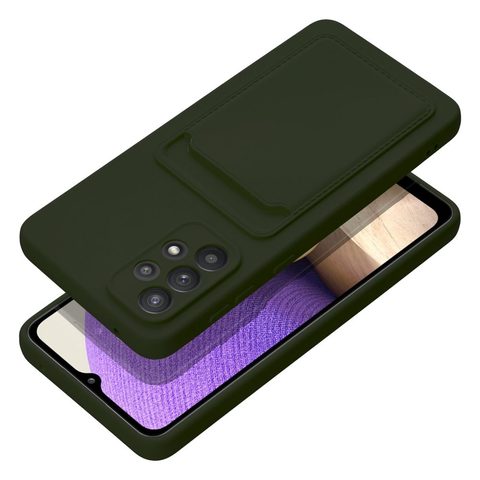 Obal / kryt na Samsung Galaxy A33 5G zelený - Forcell CARD Case