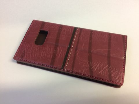 Puzdro / obal pre Samsung Galaxy S6 Edge červené - kniha