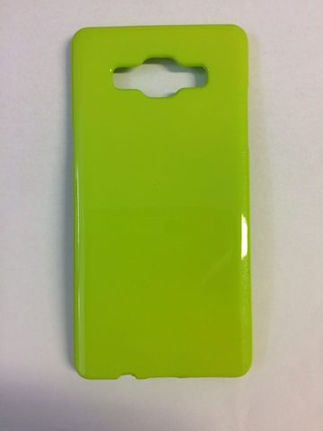 Borító / borító Samsung Galaxy A5 lime - Jelly Case Flash