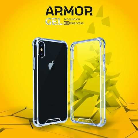 Obal / kryt na Apple iPhone 14 Plus priehľadné - Armor Jelly Case