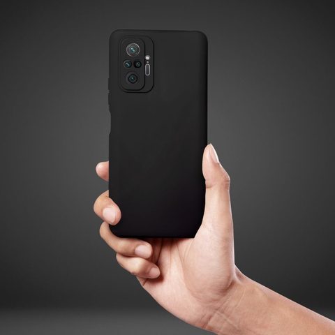 Fedél / borító Xiaomi Redmi Note 10 5G fekete - Forcell SOFT