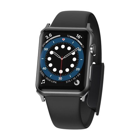 BASEUS Slip-Thru óraszalag Apple Watch Series 3/4/5/6/SE 38mm/40mm fekete LBWSE-01 Apple Watch Series 3/4/5/6/SE 38mm/40mm fekete LBWSE-01