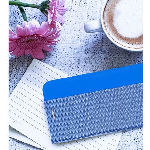 Puzdro / obal pre Samsung Galaxy A72 5G modrý - kniha SENSITIVE Book