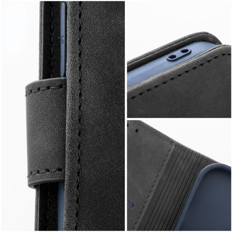 Puzdro / obal pre Samsung Galaxy A52 5G / A52 LTE ( 4G ) / A52s 5G čierne - kniha Forcell TENDER