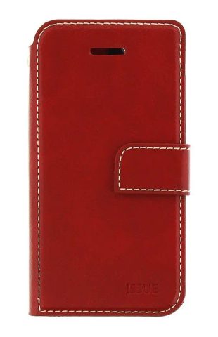 Puzdro / obal pre Samsung Galaxy A72 červený - kniha Molan Cano