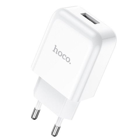 Töltő USB / Világító 2A fehér - HOCO N2