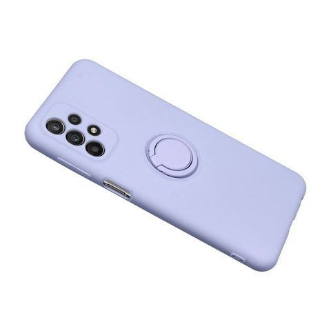 Obal / kryt na Samsung Galaxy A15 5G fialový - SILICONE RING