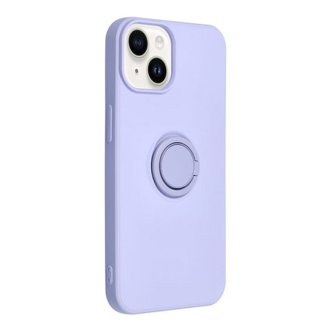 Obal / kryt na Apple iPhone 14 Plus fialové - SILIKÓNOVÝ KRUH