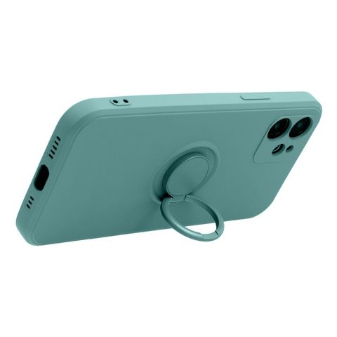 Obal / kryt na Samsung Galaxy A52 5G / A52 LTE (4G) / A52S green zelený - Forcell SILICONE RING