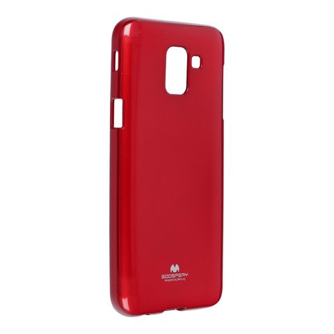 Obal / kryt pre Samsung Galaxy J6 2018 červený - Jelly Case Mercury