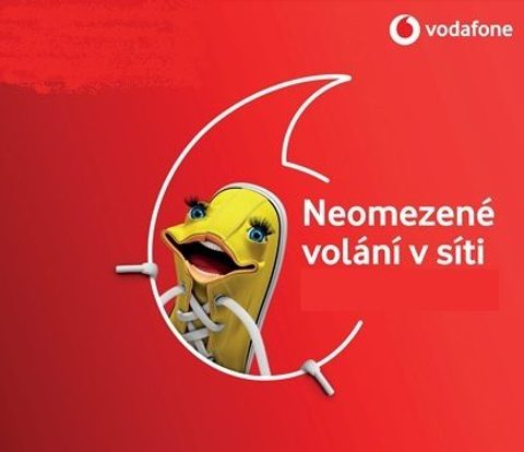 SIM karta Vodafone Neobmedzené volania do siete + 500 MB (150,- kredit)