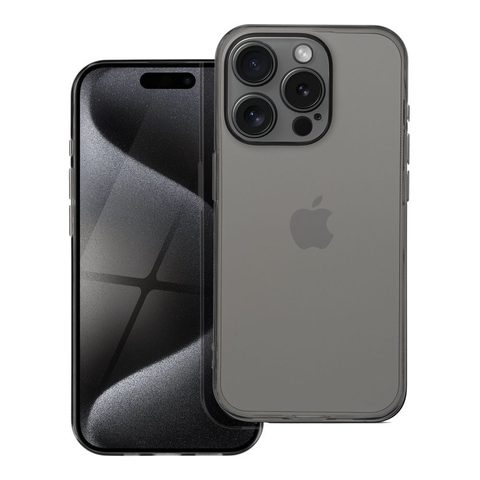 Obal / kryt na Apple iPhone 7 / 8 / SE 2020 čierne priehľadné - 1,5 mm BOX PREMIUM