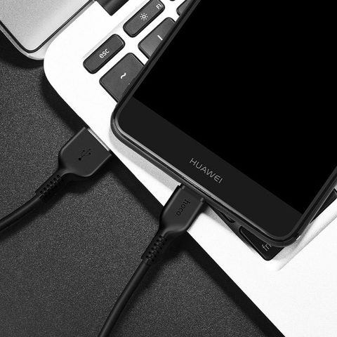 Dátový kábel USB / USB-C 2A 1 m čierny - HOCO X13
