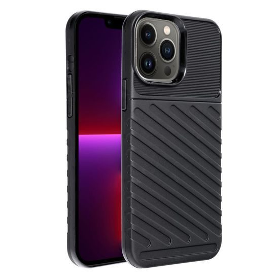 Obal / kryt pre Apple iPhone 13 Pro Max čierne - Forcell THUNDER