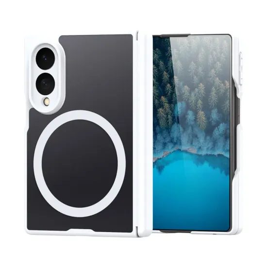 Obal / kryt na Samsung Galaxy Z Fold 8 bílý - DUX DUCIS MagSafe