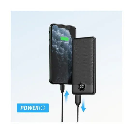 Powerbanka PD QC3.0 2A 20W 10000 mAh černá - Veger