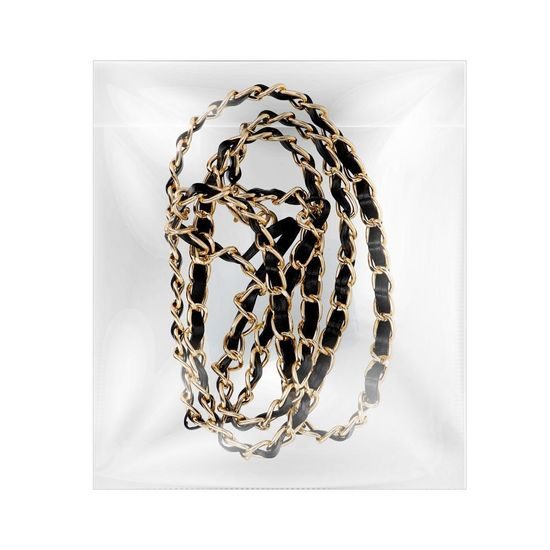 Přívěšek na krk 116 cm - černý