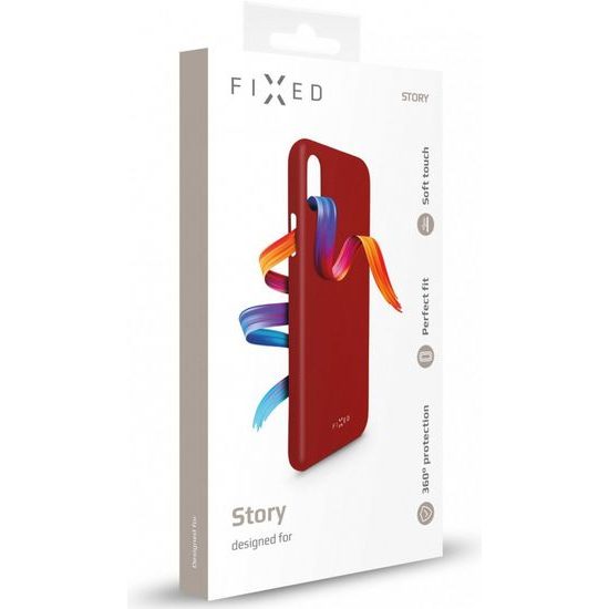 Obal / kryt pre Samsung Galaxy S20 červený - FIXED Skin