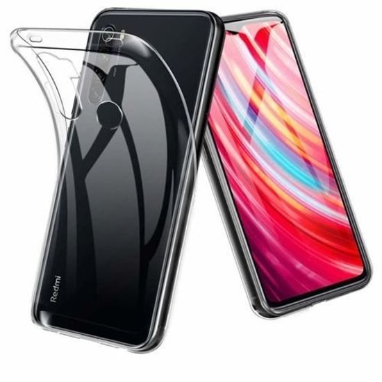 Obal / kryt pre Xiaomi Redmi Note 8 transparentný - Jelly Case Roar