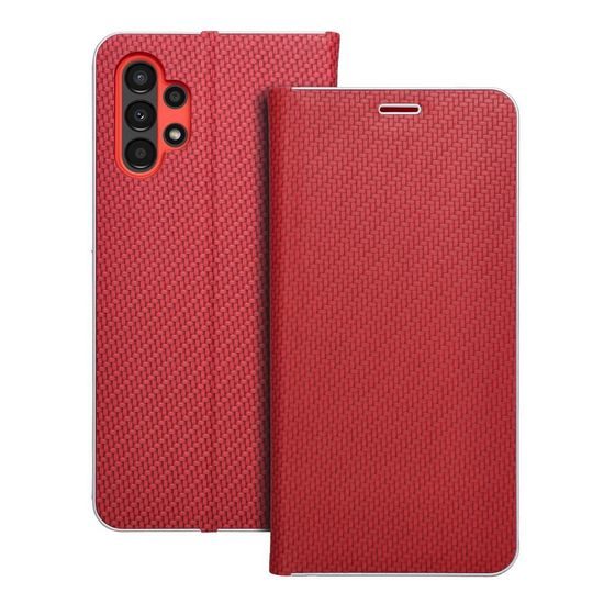 Pouzdro / obal na Samsung Galaxy A13 4G červené - knížkové LUNA Book