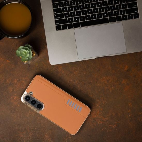 Obal / kryt na Samsung Galaxy A54 5G hnědý - MILANO Case