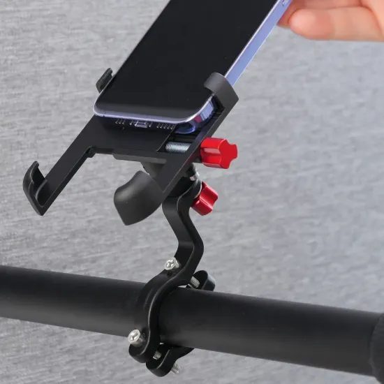 Držák na kolo hliníkový - černý