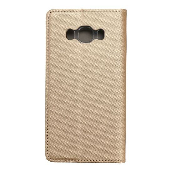Puzdro / obal pre Samsung Galaxy J5 2016 zlaté - kniha SMART