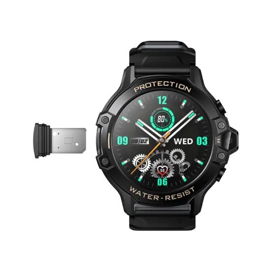 Chytré hodinky pro děti černé - Hoco 1,28" 4G GPS s funkcí volání