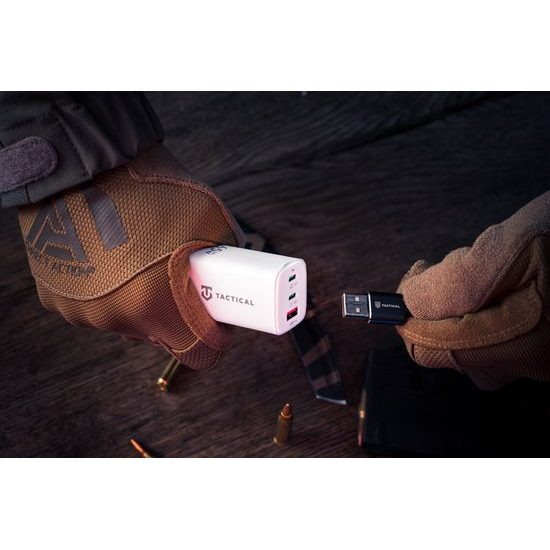 Nabíječka Tactical FlashBang GaN 65W bílá