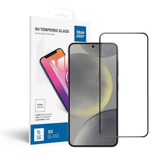 Trvzené / ochranné sklo Samsung Galaxy S24 plus černé - Blue Star