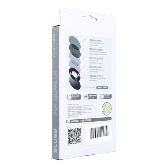 Tvrzené / ochranné sklo kamery Samsung Galaxy S24 Ultra černé - 5D Mr. Monkey Armor Camera Glass