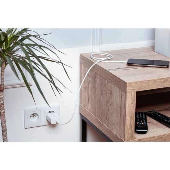 Cestovní nabíječka Forcell vstup USB C s kabelem Typ C - 3A 25W s funkcí PD a QC 4.0