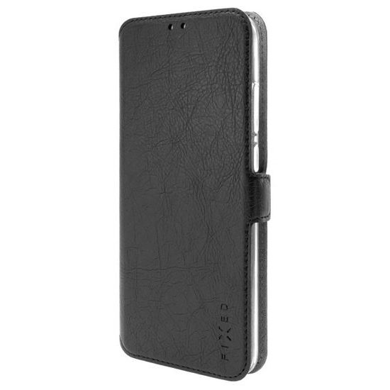 Pouzdro / obal na Realme 7i/Realme 12, Black - knížkové FIXED TOPIC
