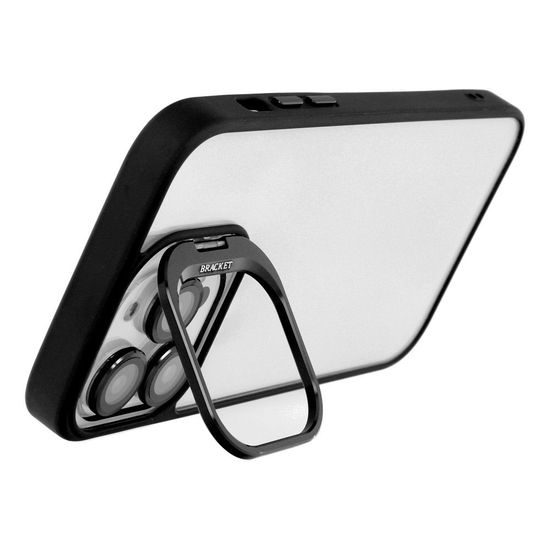 Obal / kryt na Apple iPhone 15 PRO MAX čierne - BRACKET