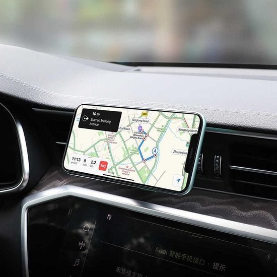 Magnetický držák mobilu do mřížky ventilace CA65 černý - Hoco