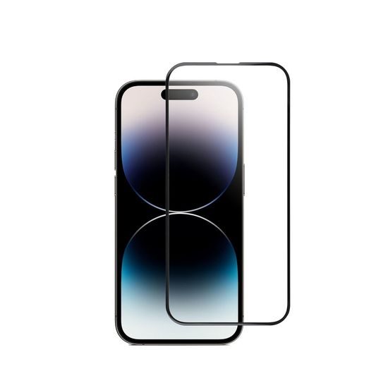 Tvrdené / ochranné sklo APPLE IPHONE 14 Pro 6,1" čierne - 5D Full adhesive Blue Star