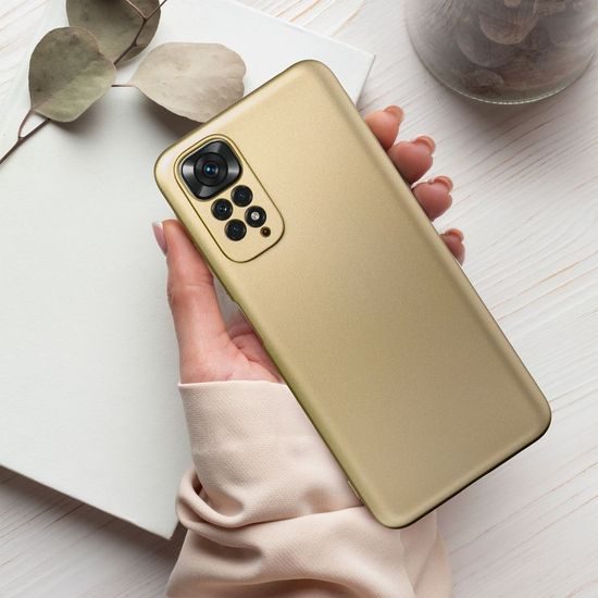 Obal / kryt na Xiaomi Redmi 9C zlatý - Forcell METALLIC