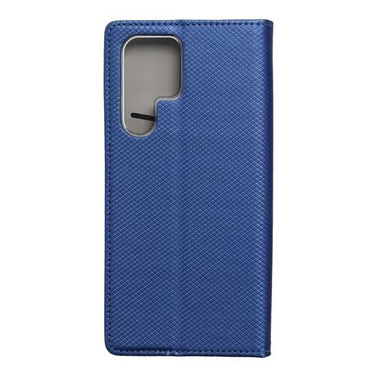 Puzdro / obal pre Samsung Galaxy S22 Ultra modré - kniha Smart Case