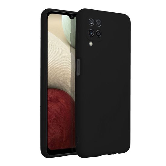 Obal / kryt na Samsung Galaxy A12 černý - Forcell SILICONE LITE