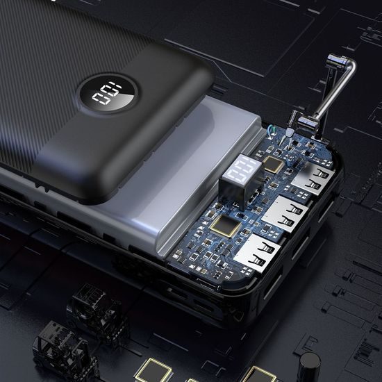 Powerbanka 30000mAh PD QC3.0 20W černá - VEGER L30