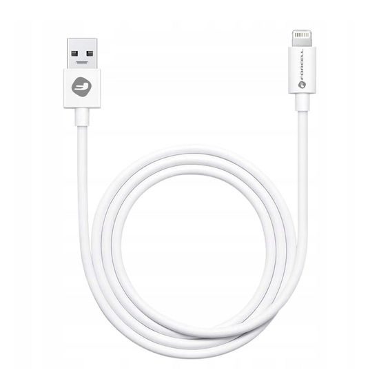 Datový kabel USB / Lightning - 1m bílý - Forcell