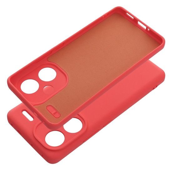 Obal / kryt na Xiaomi Redmi Note 13 Pro Plus 5G oranžový - SILICONE