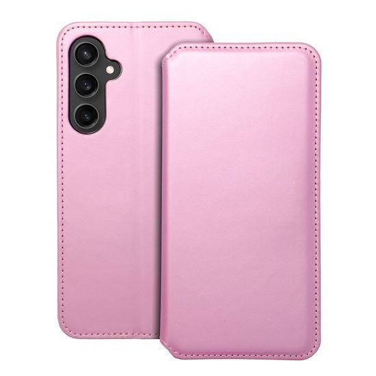 Pouzdro / obal na Samsung Galaxy S23 FE růžové - knížkové Dual Pocket