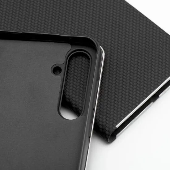Pouzdro / obal na Samsung Galaxy S26 černé - knížkové LUNA Book Carbon