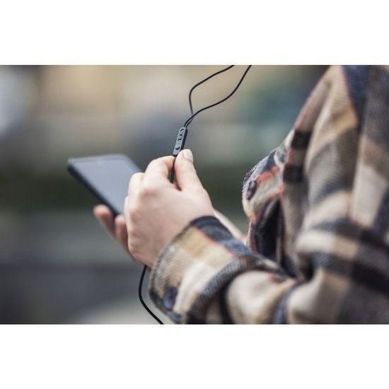 Sluchátka drátové s USB-C černé - Forcell