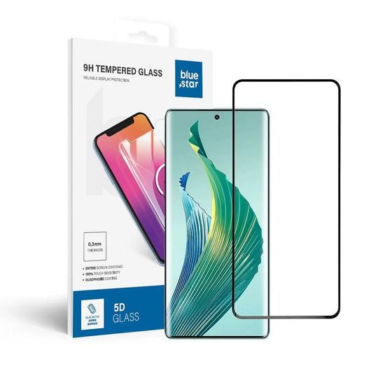 Trvzené / ochranné sklo Honor Magic5 Lite černé - Blue Star