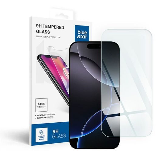 Tvrzené / ochranné sklo Apple iPhone 16 Pro / 17 / 17 Pro - Tempered Glass Blue Star